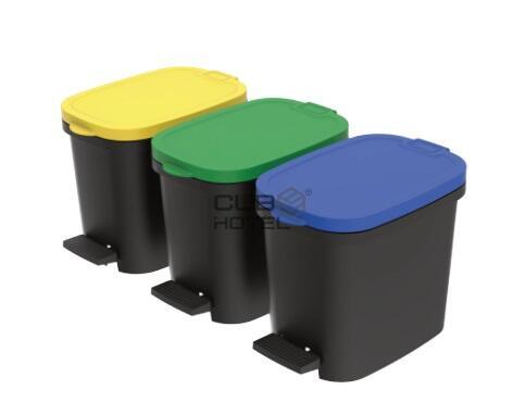 10L Pedal Bucket Black or White